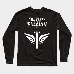 Paladin Dungeons and Dragons Team Party Long Sleeve T-Shirt
